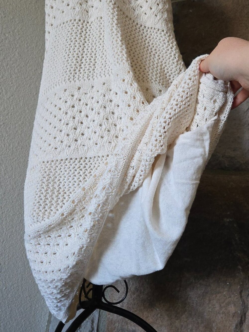 Halter Crochet Mini Dress - Picture 5 of 11